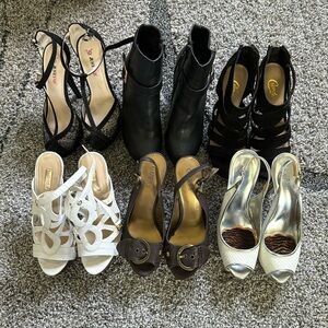 Bundle lot of women’s heels & boots size 7.5